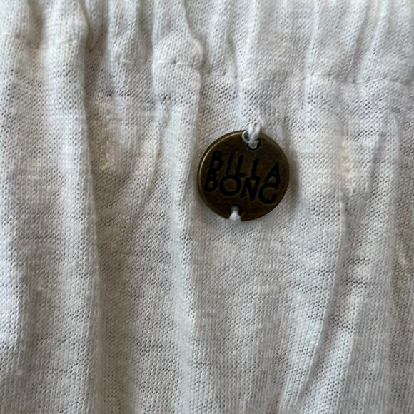 Billabong Blouse Women Small Crochet Sleeveless Halter Tie Beach Party Core Ex - Picture 8 of 11